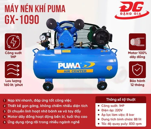 Máy nén khí Puma GX-1090(1HP) 2