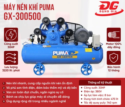 Máy nén khí Puma GX-300500 (30HP) 2