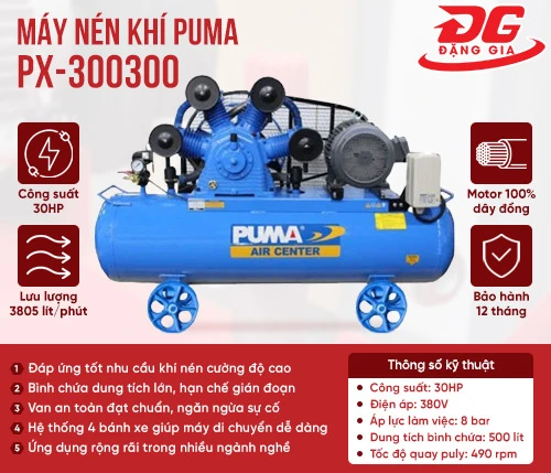 Máy nén khí Puma PX-300300 (30HP) 2