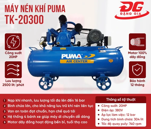 Máy nén khí Puma TK-20300 2