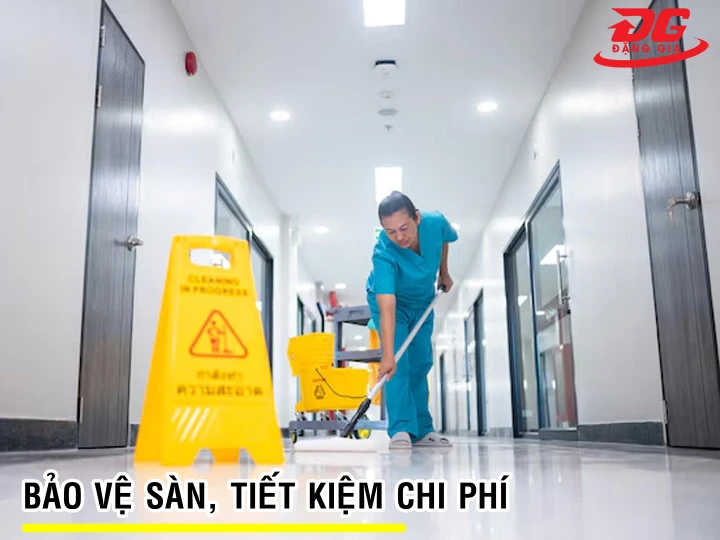 Nước lau sàn bệnh viện Bảo vệ sàn, tiết kiệm chi phí