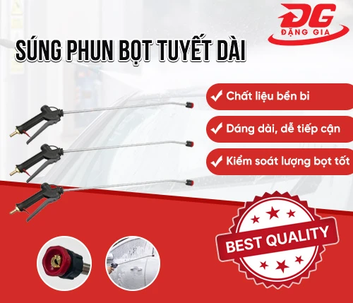 Súng phun bọt tuyết dài 2