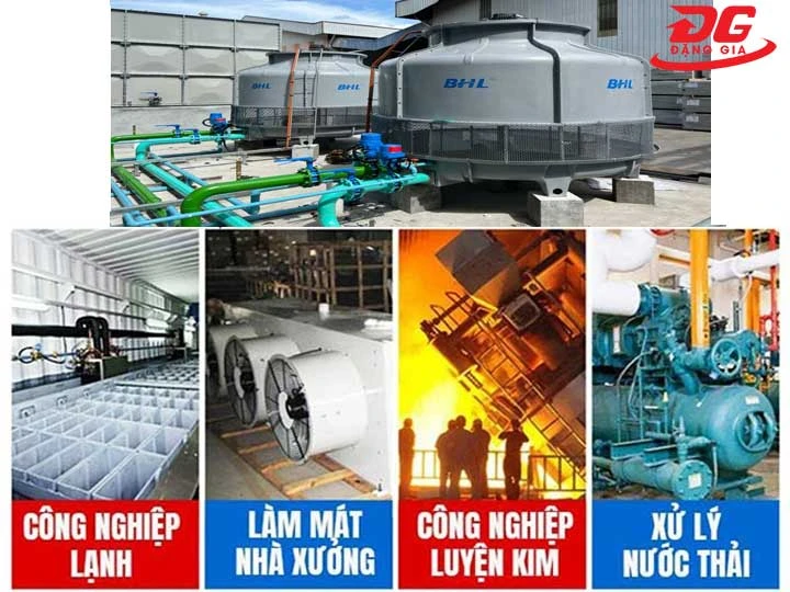 Ứng dụng tháp giải nhiệt BHL
