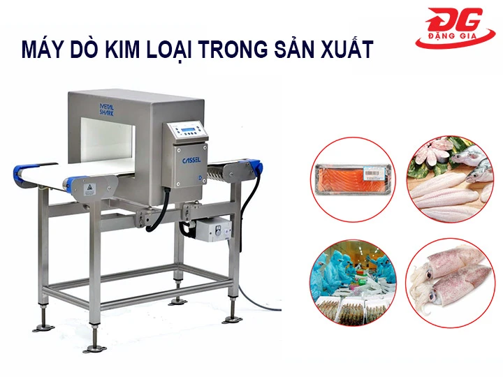 Máy dò kim loại trong sản xuất