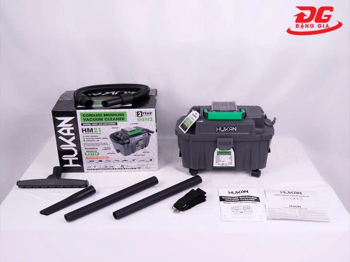 Máy hút bụi Hukan dùng pin Gen2 HM21-G2- CBVC808BL
