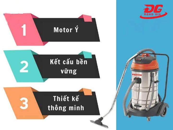 mua Máy hút bụi công nghiệp Pertek PT80P