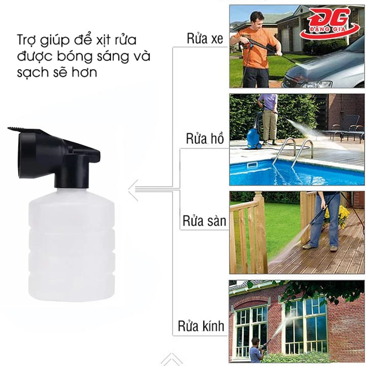 ứng dụng của bình xịt bọt tuyết mini