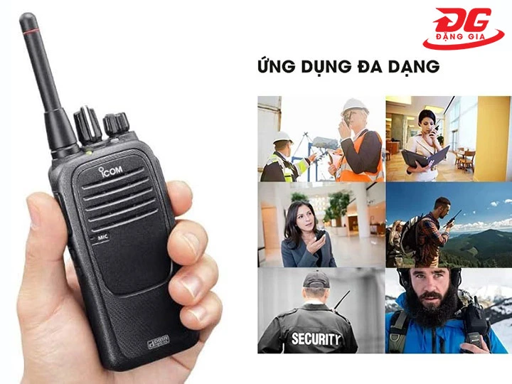 ứng dụng của máy bộ đàm Icom IC-F1000