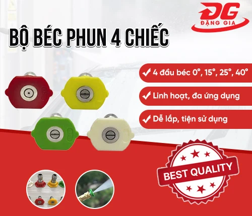 Bộ béc phun 4 chiếc 2