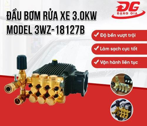 Đầu bơm rửa xe 3.0kW model 3WZ-18127B 2