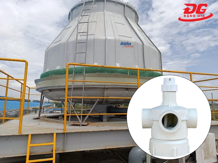 Đầu phun nhựa tháp giải nhiệt DN 76 bền bỉ