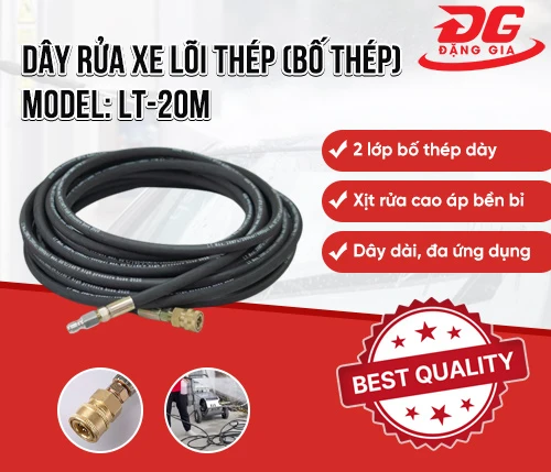 Dây rửa xe lõi thép (bố thép) model: LT-20M 2