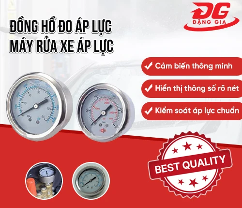 Đồng hồ đo áp lực máy rửa xe áp lực 2