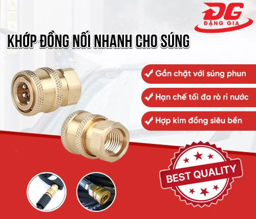 Khớp đồng nối nhanh cho súng 2