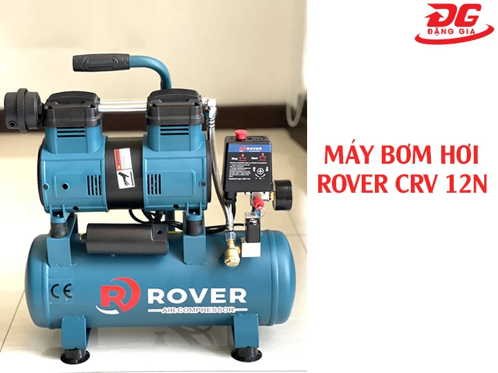 Máy bơm hơi 12 lít không dầu Rover CRV 12N