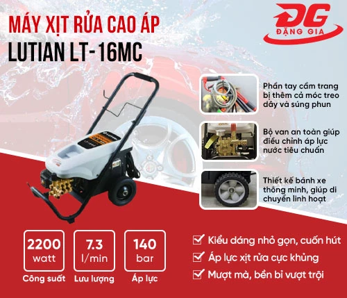 Máy xịt rửa cao áp Lutian LT-16MC 2