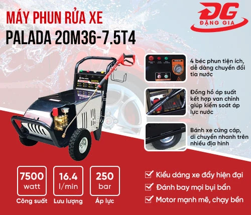 Máy phun rửa xe Palada 20M36-7.5T4 2