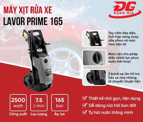 Máy xịt rửa xe Lavor PRIME 165 2