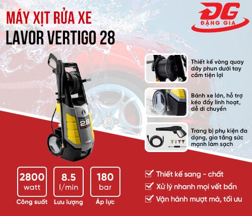 Máy xịt rửa xe Lavor Vertigo 28 2