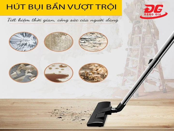 chọn Tính năng hút bụi hút nước