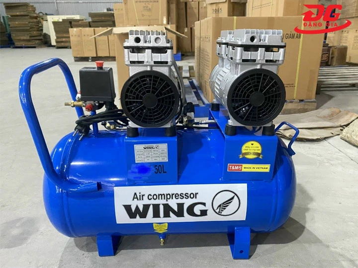 Máy nén khí 50L không sử dụng dầu