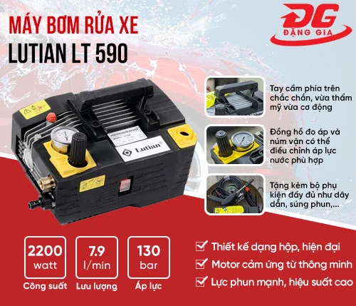 Máy bơm rửa xe Lutian LT 590 2