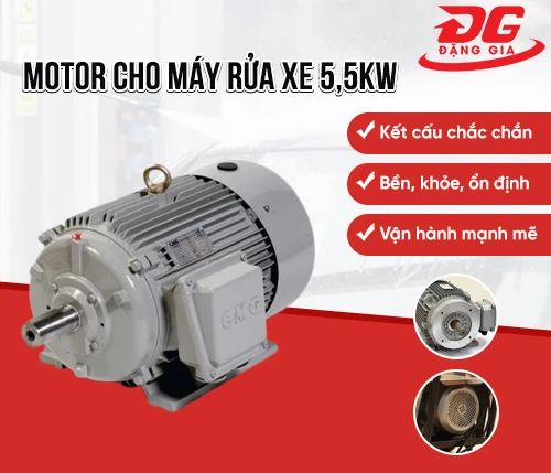 Motor cho máy rửa xe 5,5kW 2