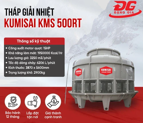 Tháp giải nhiệt Kumisai KMS 500RT 2