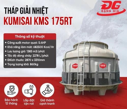 Tháp giải nhiệt Kumisai KMS 175RT 2
