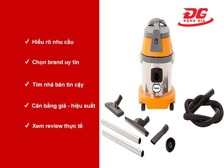 Chọn thương hiệu uy tín mua máy hút bụi công nghiệp cho gia đình Camry BF-500