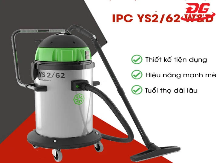ưu điểm Máy hút bụi khô ướt IPC YS2/62 W&D