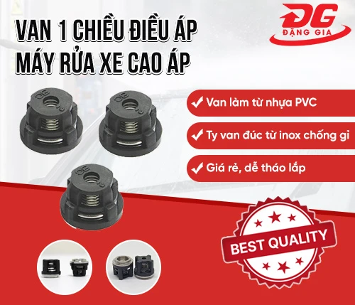 Van 1 chiều điều áp máy rửa xe cao áp 2