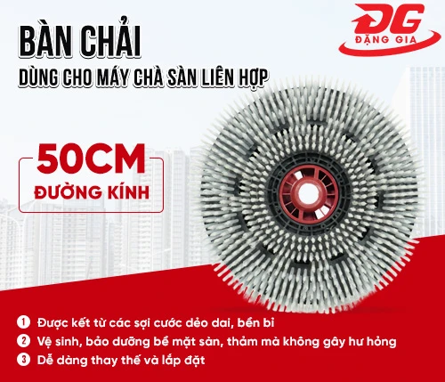Bàn chải máy chà sàn liên hợp 2