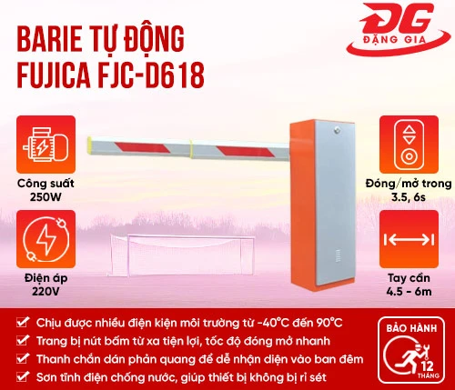 Barie tự động Fujica FJC-D618 2
