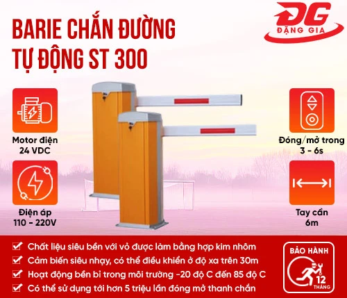 Barie chắn đường tự động ST 300 2