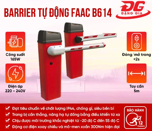Barrier tự động Faac B614 2