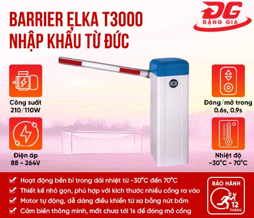 Barrier ELKA T3000 nhập khẩu từ Đức 2
