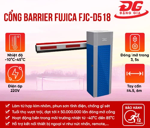 Cổng Barrier Fujica FJC-D518 2