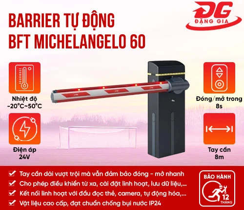 Barrier tự động BFT MICHELANGELO 60 2