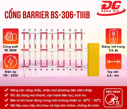 Cổng Barrier BS-306-TIIIB 2