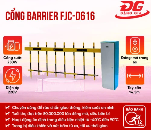 Cổng Barrier FJC-D616 2