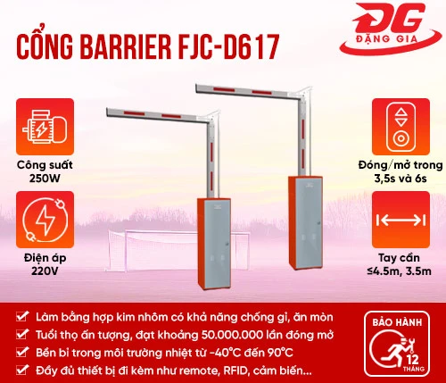 Cổng Barrier FJC-D617 2