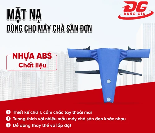 Mặt nạ máy chà sàn đơn 2