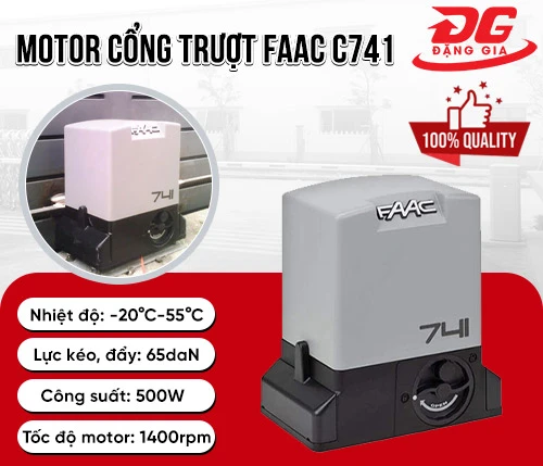 Motor cổng trượt FAAC C741 2