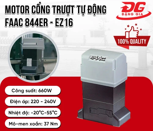 Motor cổng trượt tự động FAAC 844ER - EZ16 2
