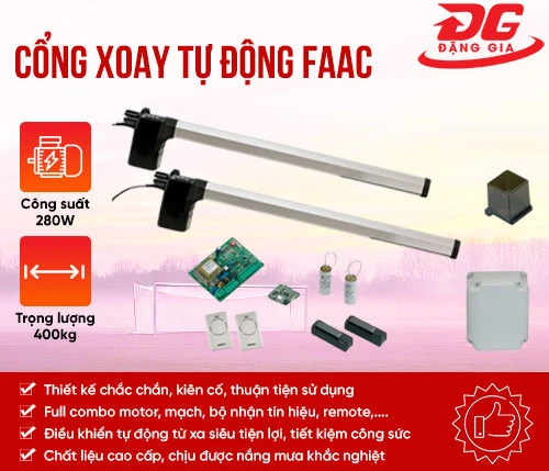 Cổng xoay tự động FAAC 2