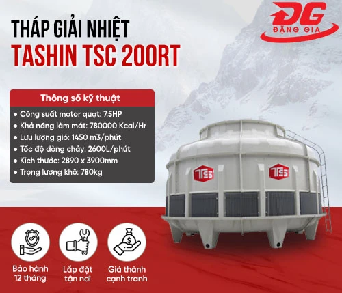 Tháp giải nhiệt TASHIN TSC 200RT 2