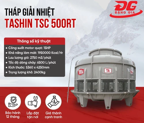 Tháp giải nhiệt TASHIN TSC 500RT 2