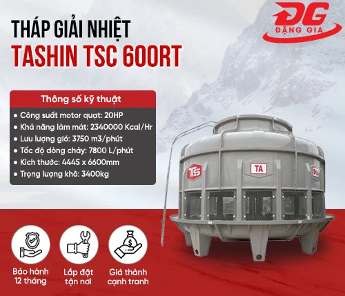 Tháp giải nhiệt TASHIN TSC 600RT 2