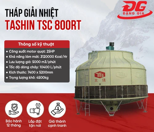 Tháp giải nhiệt TASHIN TSC 800RT 2